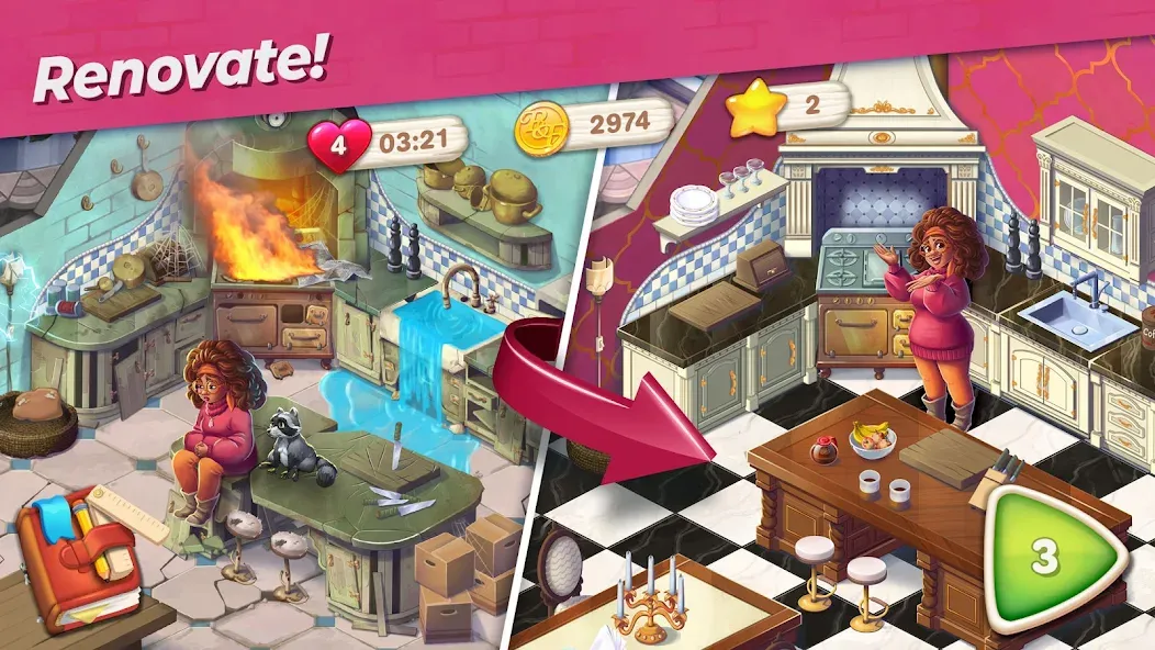 Penny & Flo: Home Renovation  [МОД Unlimited Money] Screenshot 3