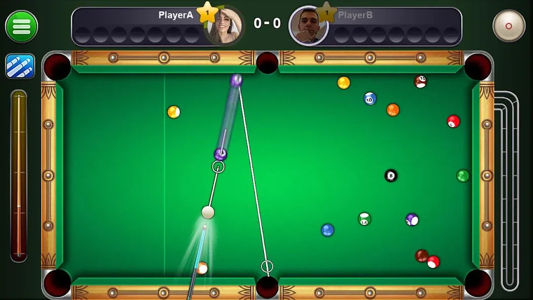 8 Ball Live - Billiards Games (Бол Лайв)  [МОД Unlocked] Screenshot 2