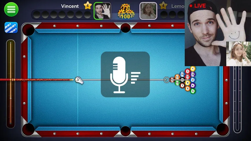 8 Ball Live - Billiards Games (Бол Лайв)  [МОД Unlocked] Screenshot 5