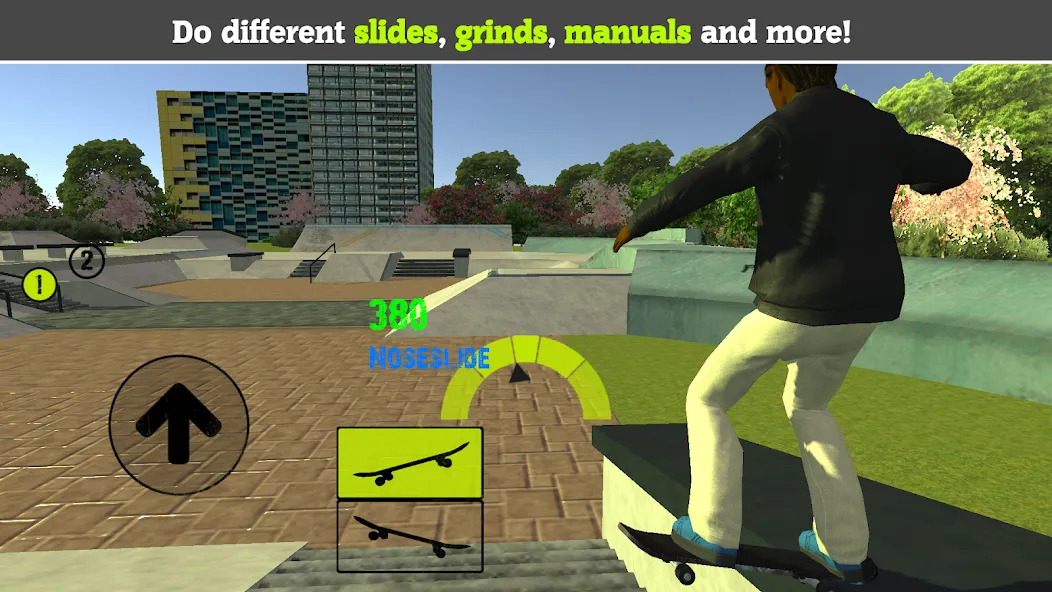 Skateboard FE3D 2 (Скейтборд 3D 2)  [МОД Unlocked] Screenshot 1