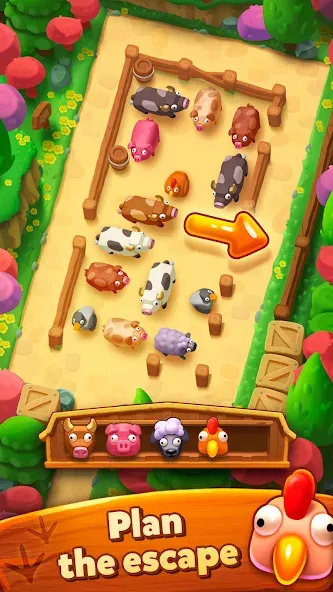 Farm Jam: Animal Parking Game (Фарм Джам)  [МОД Бесконечные деньги] Screenshot 4