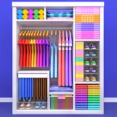 Взломанная Fill the Closet: Organize Game (Фил зе Клозет)  [МОД Unlocked] - последняя версия apk на Андроид