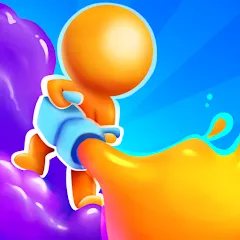 Взломанная Dye Hard - Color War (Дай Хард)  [МОД Меню] - последняя версия apk на Андроид