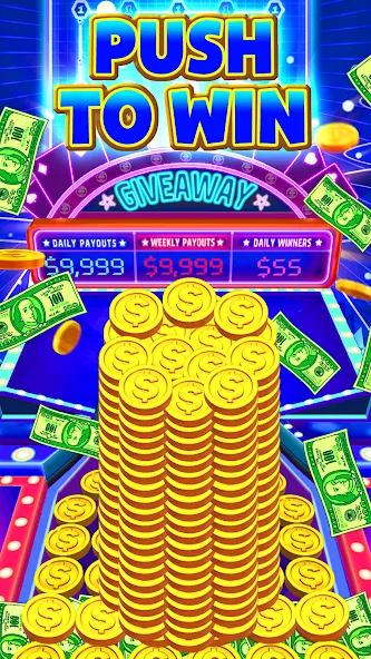 Cash Carnival Coin Pusher Game (Кэш Карнавал Монетный Толкатель Игра)  [МОД Mega Pack] Screenshot 2