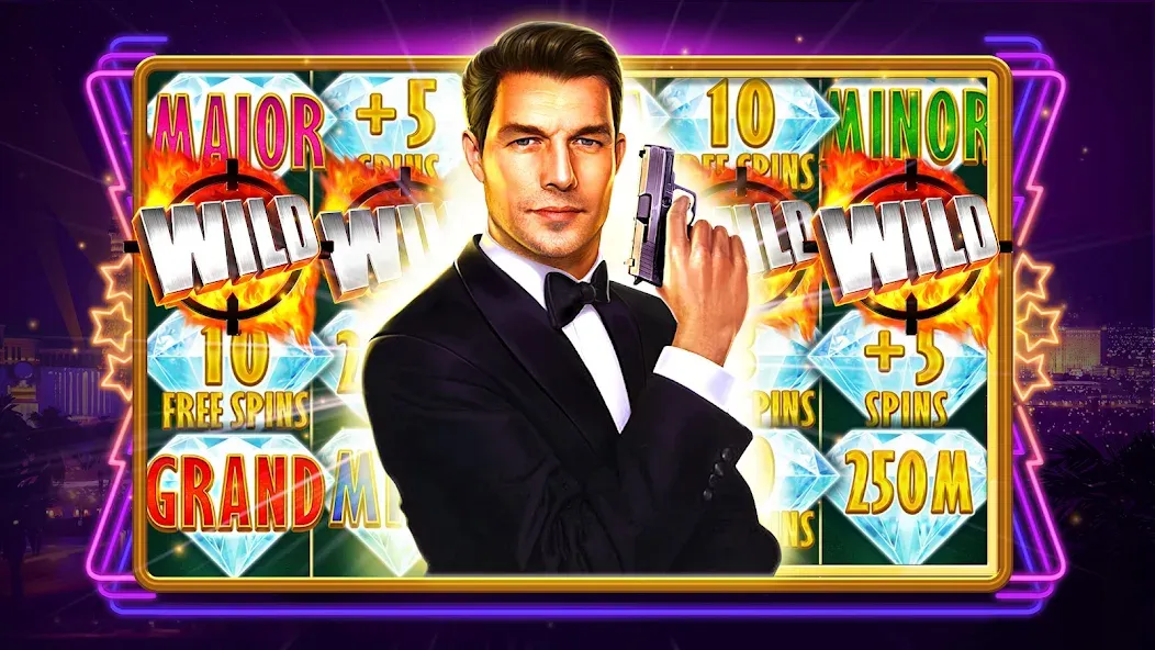 Gambino Slots・Play Live Casino  [МОД Бесконечные монеты] Screenshot 1