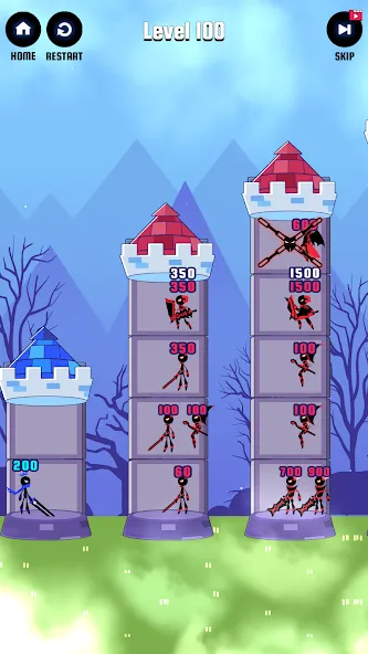 Hero Castle War: Tower Attack (Хиро Касл Вар)  [МОД Mega Pack] Screenshot 5