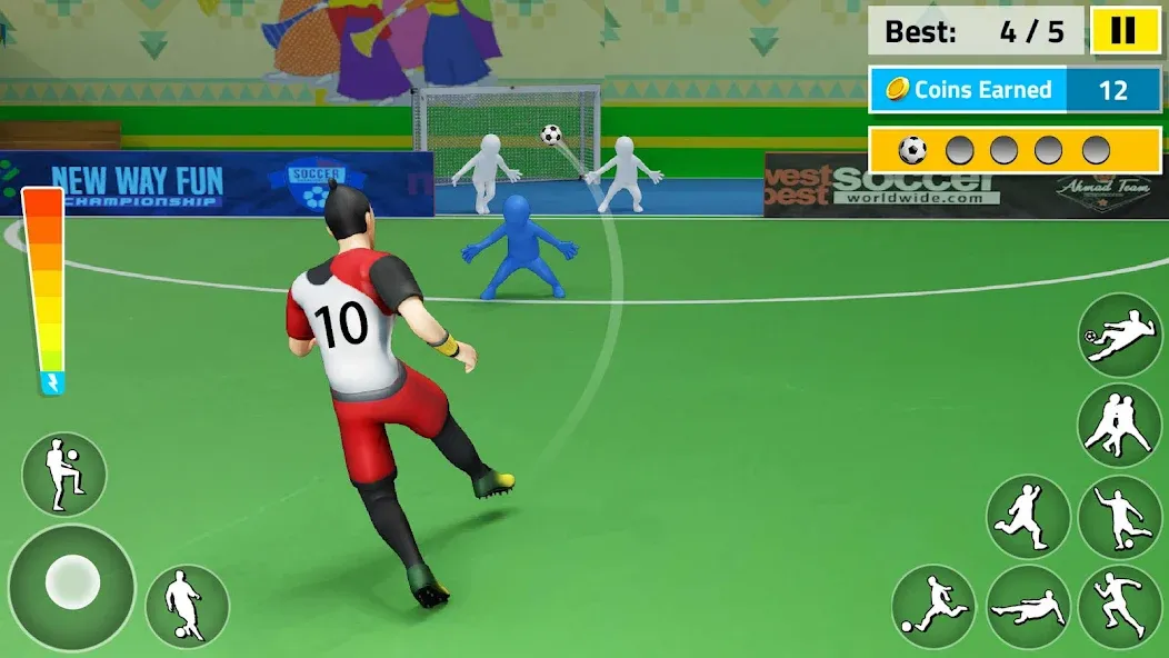 Indoor Futsal: Football Games (Индор Футзал)  [МОД Unlocked] Screenshot 4