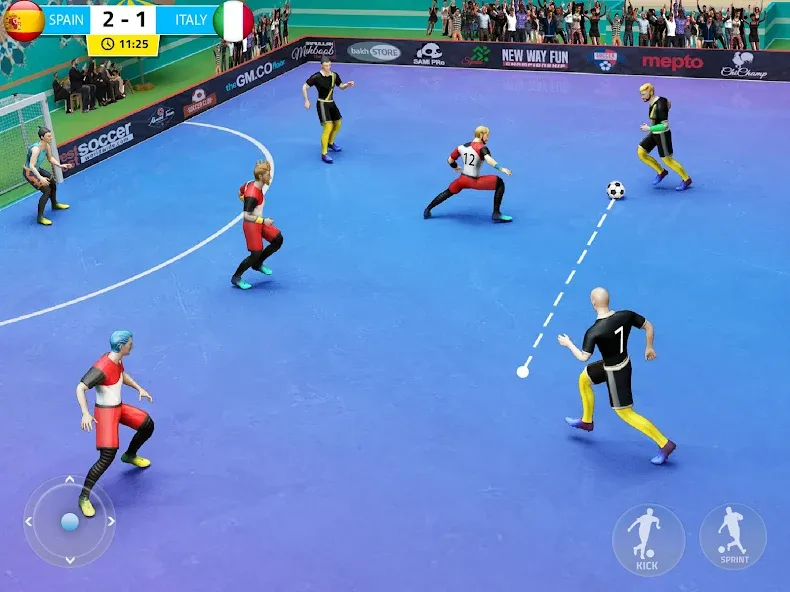 Indoor Futsal: Football Games (Индор Футзал)  [МОД Unlocked] Screenshot 5