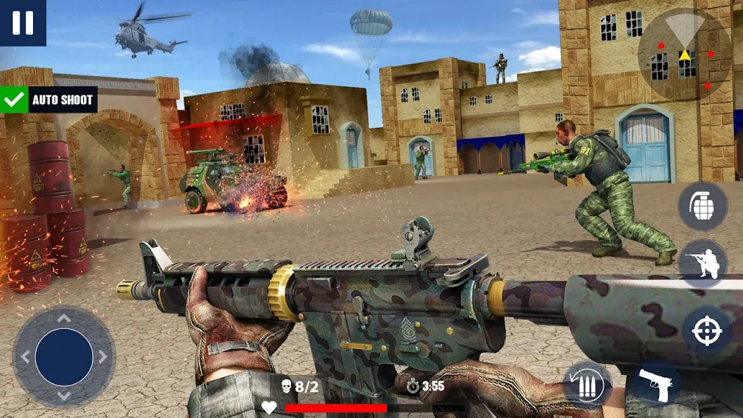 War Zone: Gun Shooting Games (Уор Зоун)  [МОД Много денег] Screenshot 3