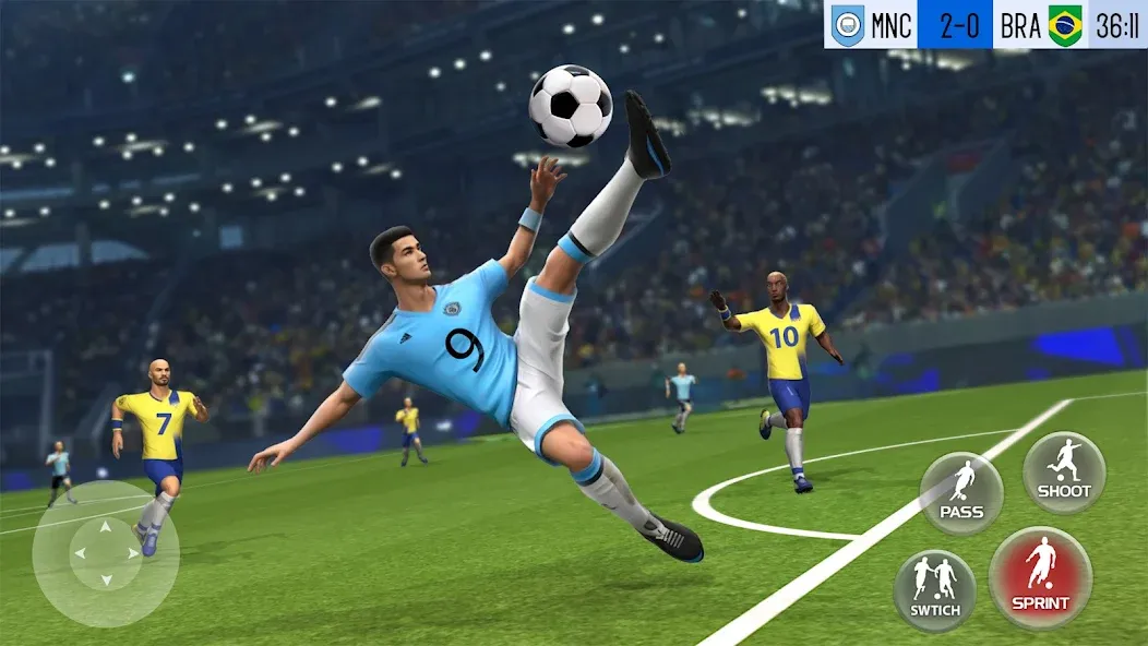 Play Football: Soccer Games (тар Футбол 23)  [МОД Unlimited Money] Screenshot 1