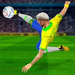 Скачать взлом Play Football: Soccer Games (тар Футбол 23)  [МОД Unlimited Money] - полная версия apk на Андроид