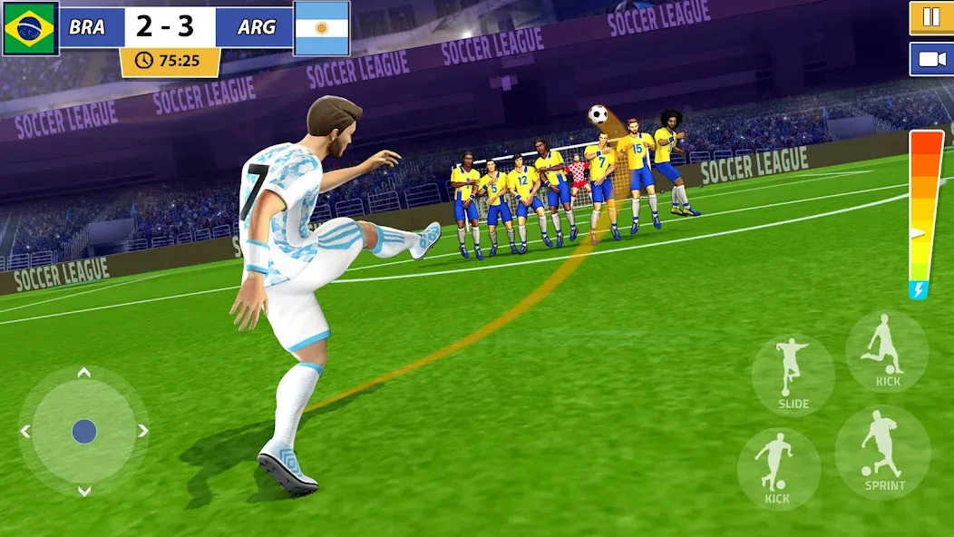 Soccer Star: Soccer Kicks Game (окер Стар)  [МОД Unlimited Money] Screenshot 3