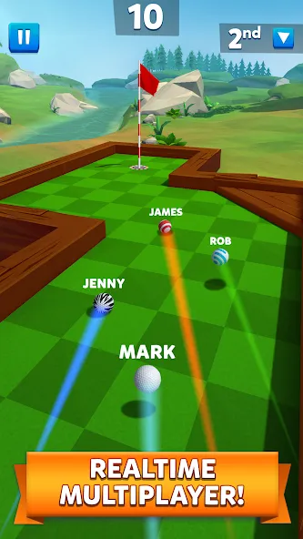 Golf Battle (Гольф баттл)  [МОД Бесконечные деньги] Screenshot 2