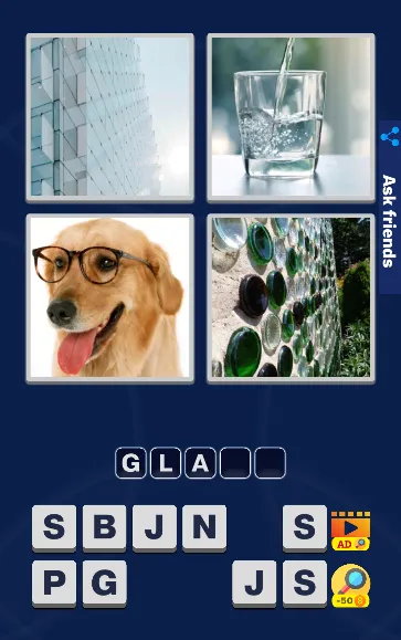 4 Pics 1 Word Quiz Game  [МОД Бесконечные монеты] Screenshot 1