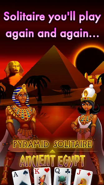 Pyramid Solitaire - Egypt (Пирамиды пасьянс)  [МОД Все открыто] Screenshot 2