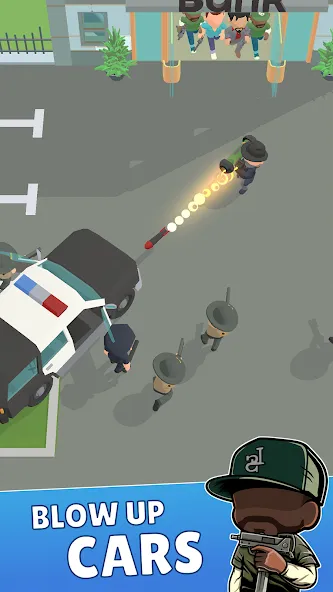 Merge Gangster Heist vs Police (Мердж Гангстер Хейст)  [МОД Бесконечные деньги] Screenshot 5