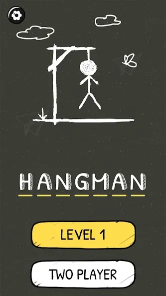 Hangman Words:Two Player Games  [МОД Меню] Screenshot 2