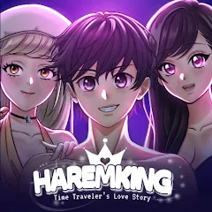 Взломанная HaremKing - Waifu Dating Sim (ХаремКинг)  [МОД Много денег] - стабильная версия apk на Андроид