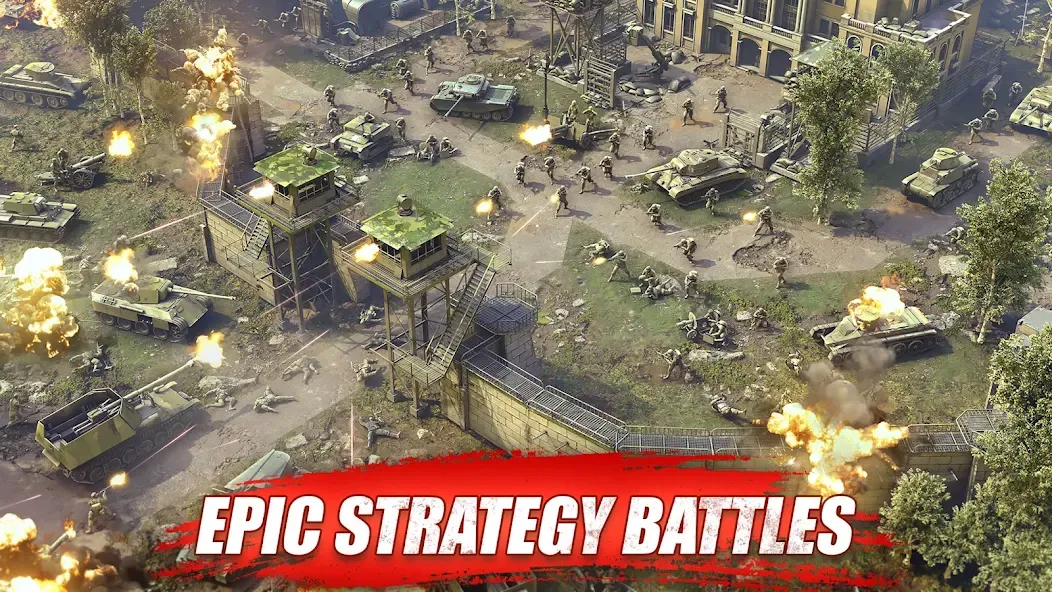 Heroes of War: Idle army game (Герои войны)  [МОД Unlocked] Screenshot 5