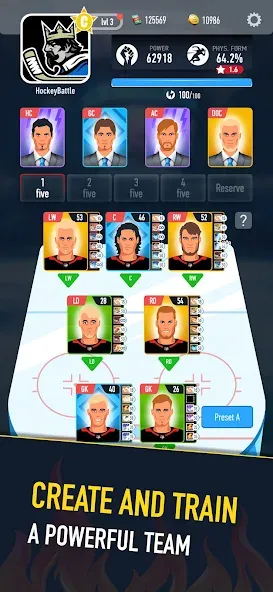 Hockey Battle 2 (Хоккей Батл 2)  [МОД Menu] Screenshot 3