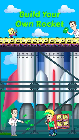 Idle Rocket Tycoon (Айдл Рокет Тайкун)  [МОД Меню] Screenshot 1