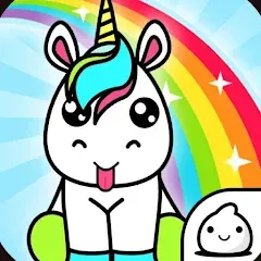 Взломанная Unicorn Evolution Merge Kawaii (Юникорн Эволюшн Мерж Кавай)  [МОД Unlocked] - последняя версия apk на Андроид