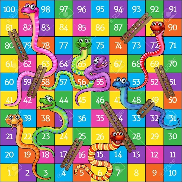 Snake and ladder (Змеи и лестницы)  [МОД Menu] Screenshot 4