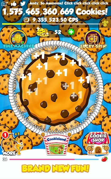 Cookie Clickers 2 (С  2)  [МОД Бесконечные монеты] Screenshot 1