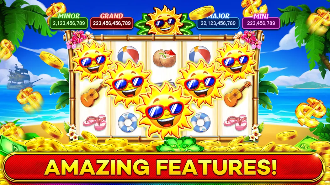 Jackpot Boom Casino Slot Games (Джекпот Бум Казино Игры на Слотмашинах)  [МОД Бесконечные монеты] Screenshot 4