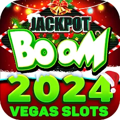 Скачать взломанную Jackpot Boom Casino Slot Games (Джекпот Бум Казино Игры на Слотмашинах)  [МОД Бесконечные монеты] - последняя версия apk на Андроид