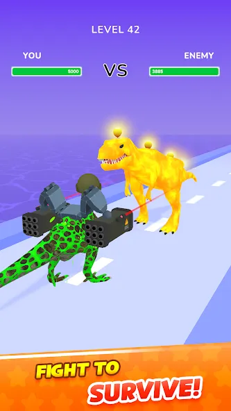 Dino Evolution Run 3D (Дино Эволюция Ран 3Д)  [МОД Меню] Screenshot 3