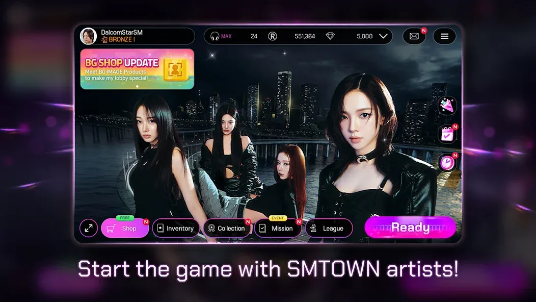 SUPERSTAR SMTOWN (уперСтар СМТАУН)  [МОД Бесконечные деньги] Screenshot 2