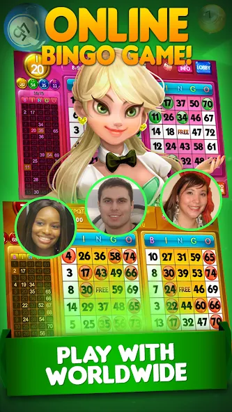 Bingo City 75 : Bingo & Slots (Бинго Сити 75)  [МОД Все открыто] Screenshot 2