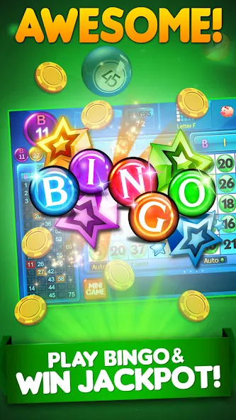 Bingo City 75 : Bingo & Slots (Бинго Сити 75)  [МОД Все открыто] Screenshot 3