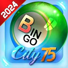 Скачать взломанную Bingo City 75 : Bingo & Slots (Бинго Сити 75)  [МОД Все открыто] - полная версия apk на Андроид