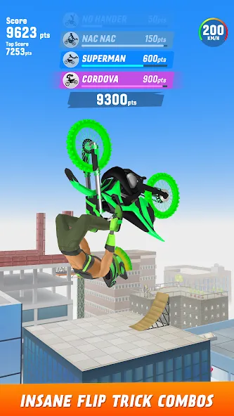 Max Air Motocross (Макс Эйр Мотокросс)  [МОД Бесконечные монеты] Screenshot 3