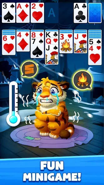 Solitaire Zoo  [МОД Бесконечные монеты] Screenshot 2