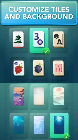 Solitaire Mahjong for Seniors  [МОД Все открыто] Screenshot 3