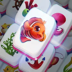 Скачать взломанную Mahjong Fish (Маджонг Рыбы)  [МОД Mega Pack] - стабильная версия apk на Андроид