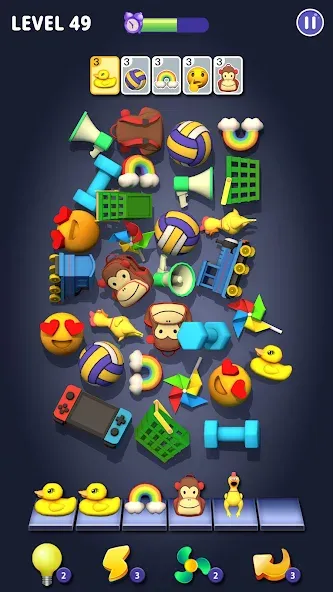 Matching Fun: Match Triple 3D (Матчинг Фан)  [МОД Unlocked] Screenshot 2