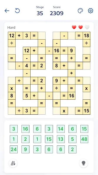 Crossmath - Math Puzzle Games (Математические головоломки игры)  [МОД Все открыто] Screenshot 1