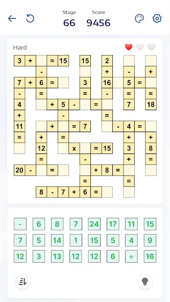 Crossmath - Math Puzzle Games (Математические головоломки игры)  [МОД Все открыто] Screenshot 2