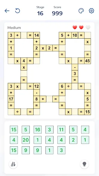 Crossmath - Math Puzzle Games (Математические головоломки игры)  [МОД Все открыто] Screenshot 3