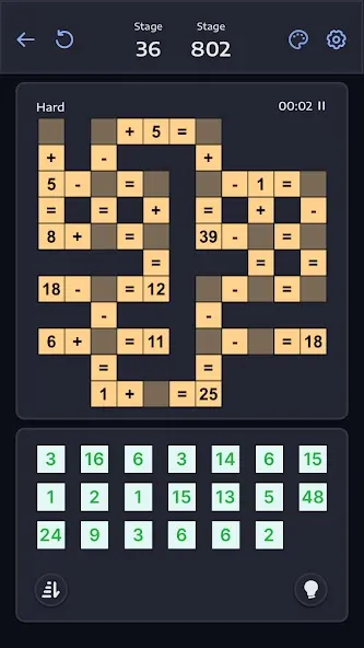 Crossmath - Math Puzzle Games (Математические головоломки игры)  [МОД Все открыто] Screenshot 5