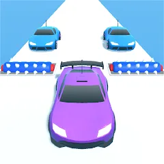 Скачать взлом Merge Car Run - Evolution Race (Мердж Кар Ран)  [МОД Все открыто] - последняя версия apk на Андроид