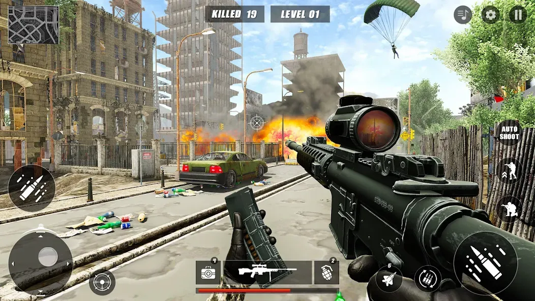 Code of Sniper 3D Gun Shooting  [МОД Menu] Screenshot 2