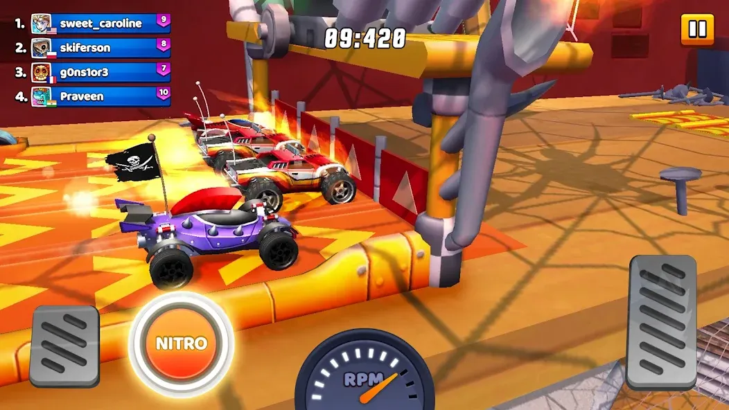 Nitro Jump - Car Racing (Нитро Джамп Рейсинг)  [МОД Бесконечные монеты] Screenshot 1