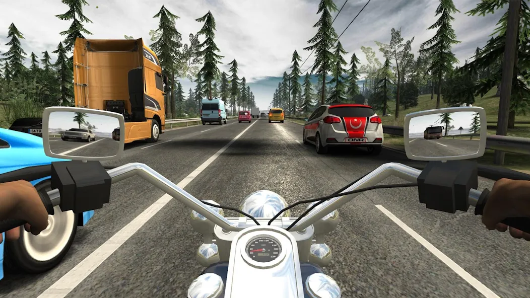 Racing Fever: Moto (Рейсинг Фивер)  [МОД Много монет] Screenshot 4