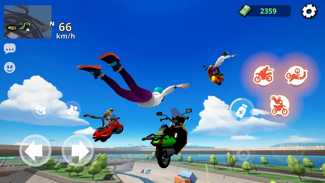 Moto City: Mad Bike Delivery (Мото Сити)  [МОД Меню] Screenshot 3