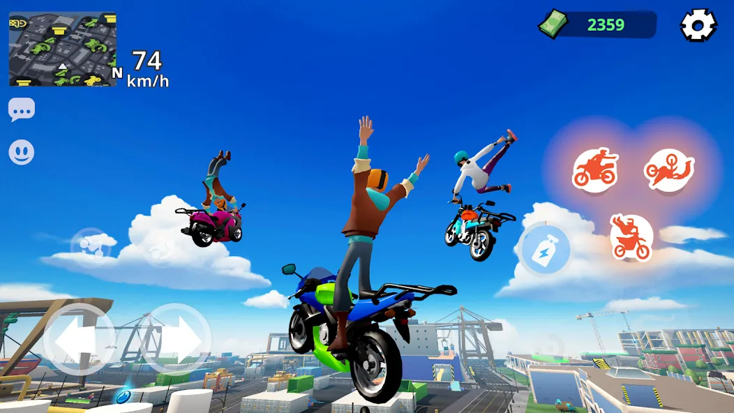 Moto City: Mad Bike Delivery (Мото Сити)  [МОД Меню] Screenshot 5